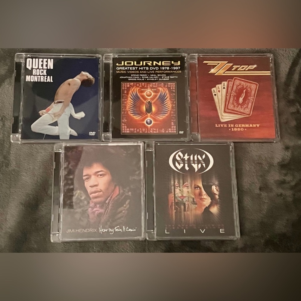 1980s music documentary DVD’s